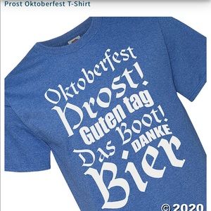Prost Oktoberfest blue shirt